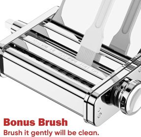 3 in 1 Pasta Attachment for KitchenAid Stand Mixer, All Metal Pasta Maker KitchenAid Attachment, Pasta Sheet Roller, Spaghetti Cutter