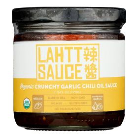 Lahtt Sauce Co - Sauce Chli Ol Crunch Gar - Case Of 6-7.75 Fz