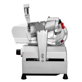 Automatic Meat Slicer, 540W Deli Slicer, 2 PCS 10" Stainless Steel Removable Blade, 0-15mm Adjustable Thickness, Child Lock Protection