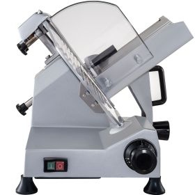 Commercial Meat Slicer, 320W Electric Deli Food Slicer, 12 inch Carbon Steel Blade Electric Food Slicer, 350-400RPM Meat Slicer