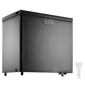 Chest Freezer, 5.4 Cu.ft / 153 L Compact Deep Freezer, Free Standing Top Open Door Compact Freezers with 2 Removable Baskets & Adjustable Thermostat
