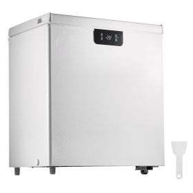 Chest Freezer, 3.88 Cu.ft / 110 L Compact Deep Freezer, Free Standing Top Open Door Compact Freezers with 2 Removable Baskets & Adjustable Thermostat