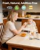 Baby Food Maker, Glass Baby Food Processor with 6 Blades, One Step Cook Grinding, 3 Stage, Touch Screen Control