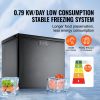 Chest Freezer, 5.4 Cu.ft / 153 L Compact Deep Freezer, Free Standing Top Open Door Compact Freezers with 2 Removable Baskets & Adjustable Thermostat