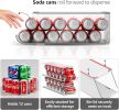 Can Organizer for Refrigerator Stackable Can Holder Dispenser with Lid for Fridge, Pantry, Freezer â€“ Holds 12 Cans Each, BPA-Free, Clear Design