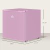 1.1 Cu.Ft Countertop Mini Freezer, Compact Upright Freezer with Removable Shelves, Pink