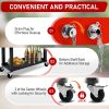 80 Qt Red Box Black Square Foot Tube With Drain Pipe Freezer Incubator 91*87*48cm