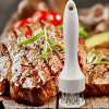 Two-tone meat tenderizer, 1/2-piece stainless steel needle-press steak tenderizing tool with non-slip handle.