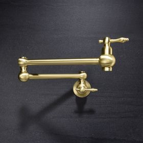 Pot Filler Faucet Wall Mount (Color: as Pic)